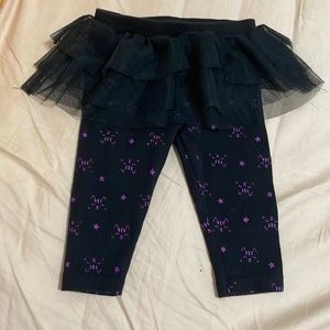 6 Mon girls Halloween tutu leggings 🎃